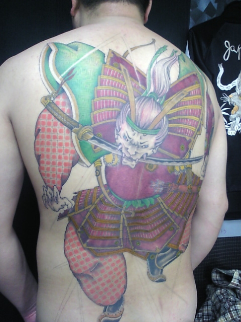 Amazing Japanese Samurai Tattoo Art